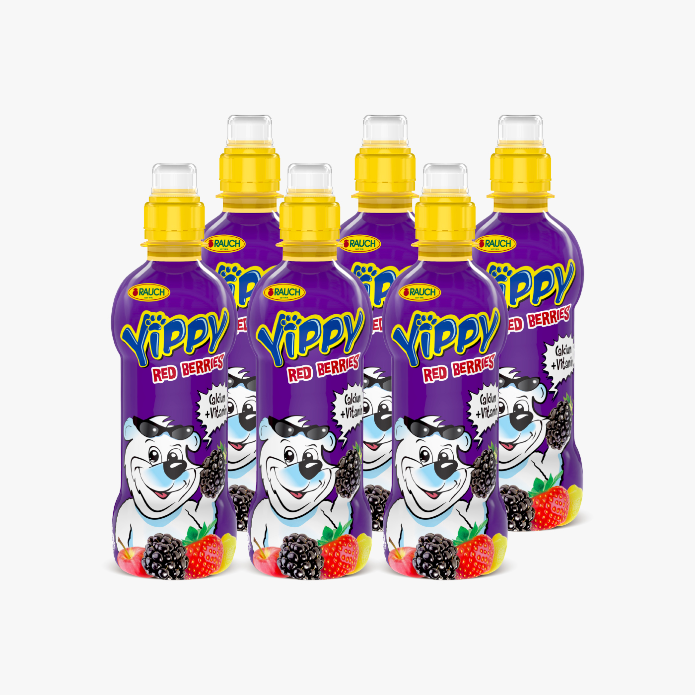 Rauch Yippy Red Berry - 330ml x 12