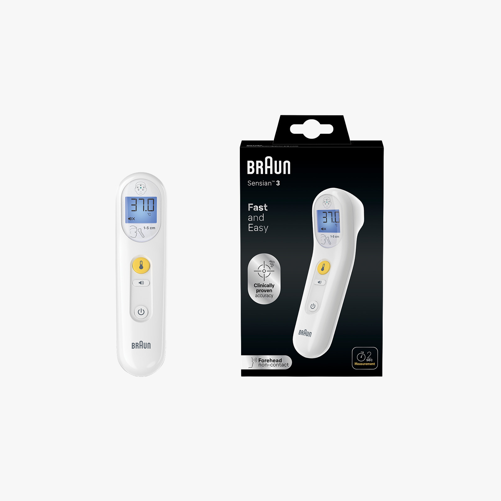 Braun Thermometer No Touch Sensian 3 BNT050EE