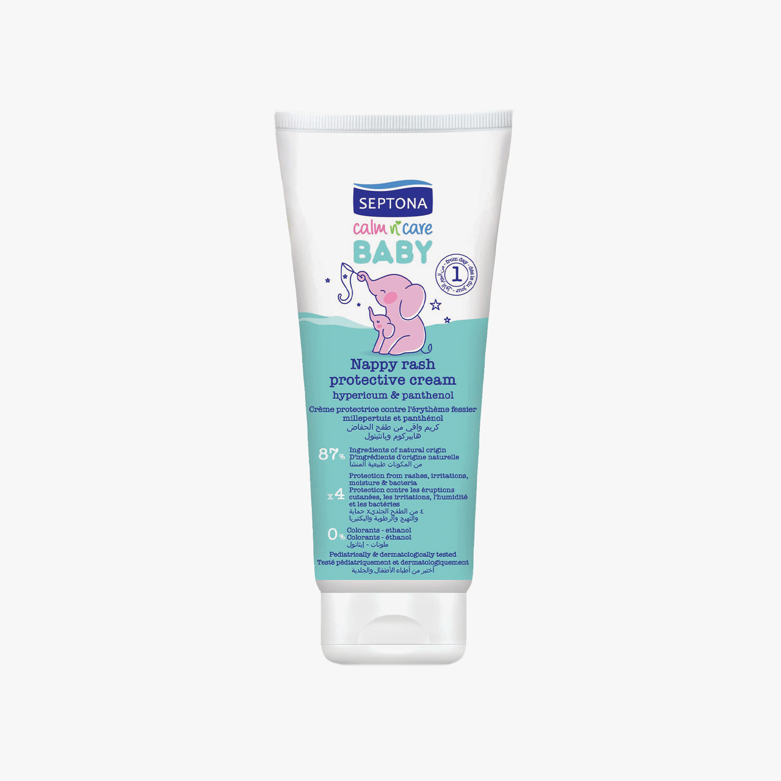 Septona Baby Calm N' Care Nappy Rash Protective Cream With Hypericum and Panthenol - 100ML