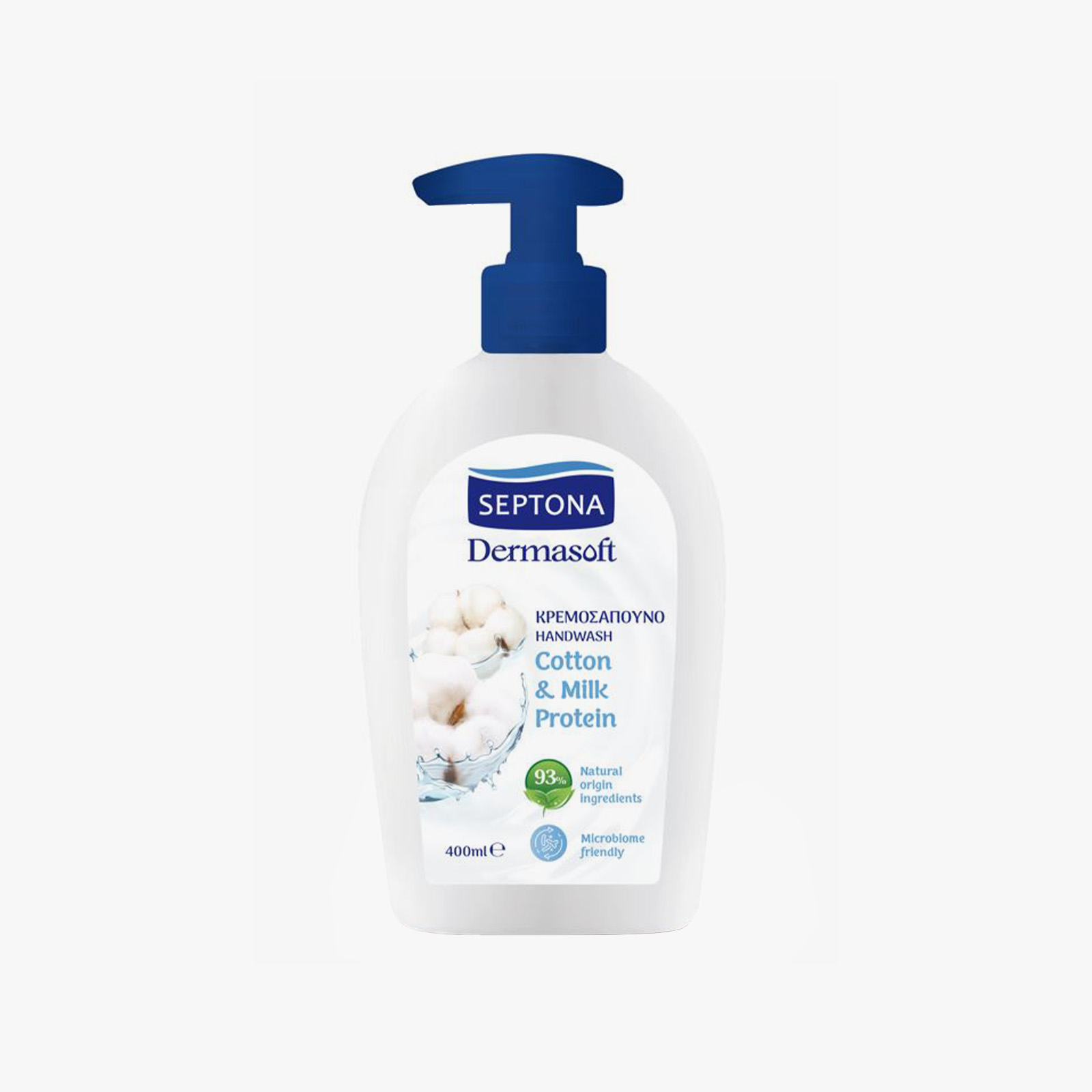 Septona Cotton & Milk protein Handwash - 400ml