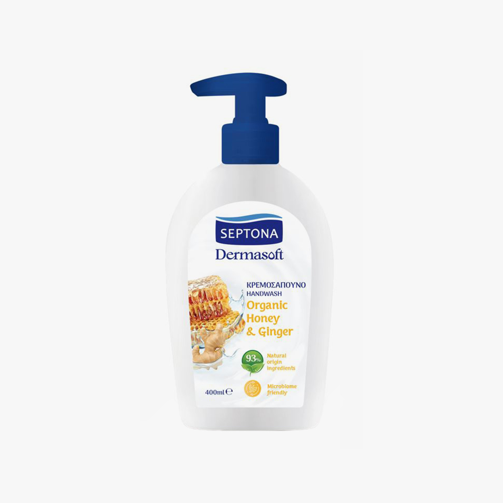 Septona Organic Honey & Ginger Handwash - 400ml