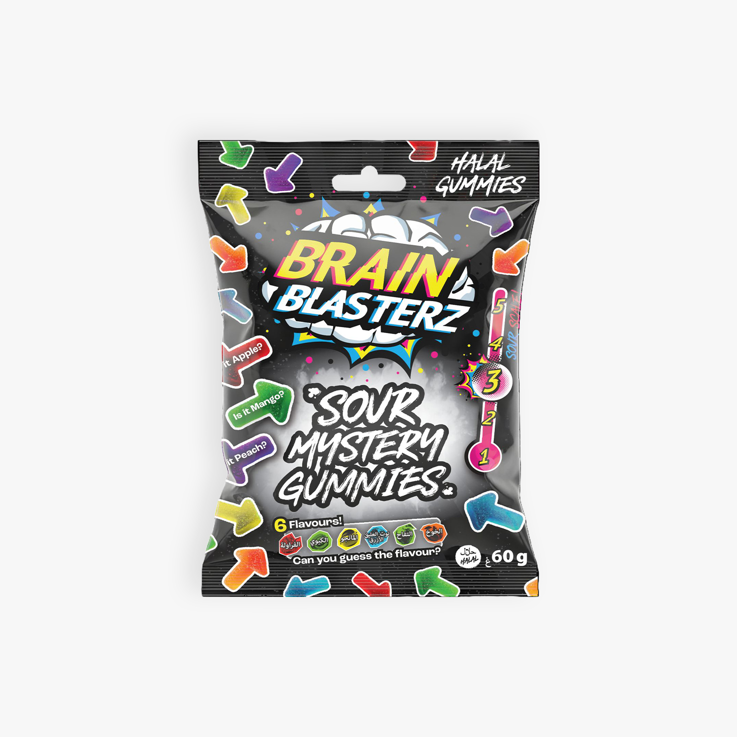 Brain Blasterz Sour Mystery Gummies 60G