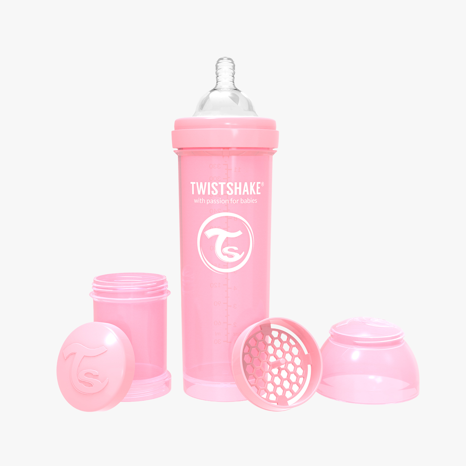 Twistshake Anti-Colic 330ml Pastel Pink