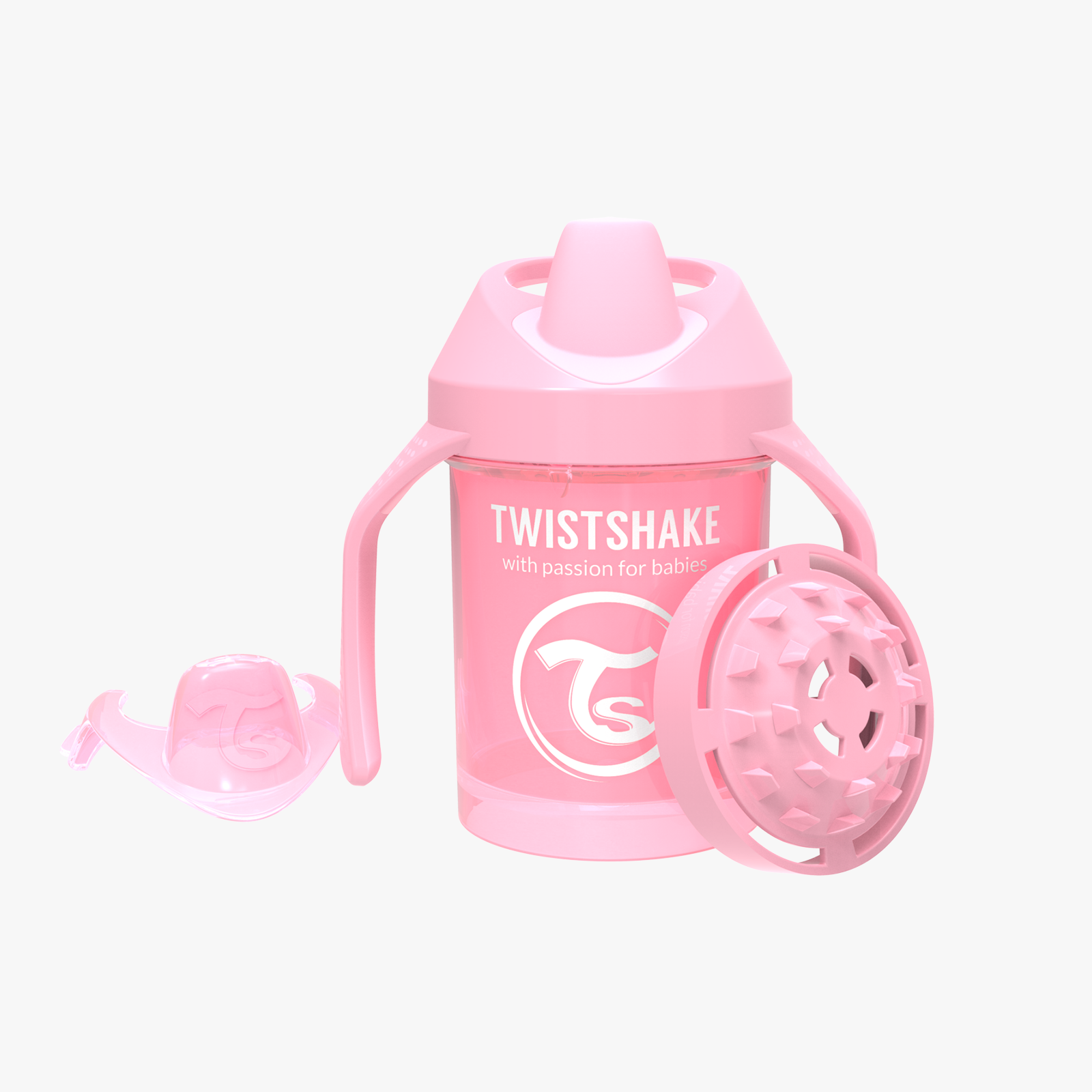 Twistshake Mini Cup 230ml 4+m Pastel Pink