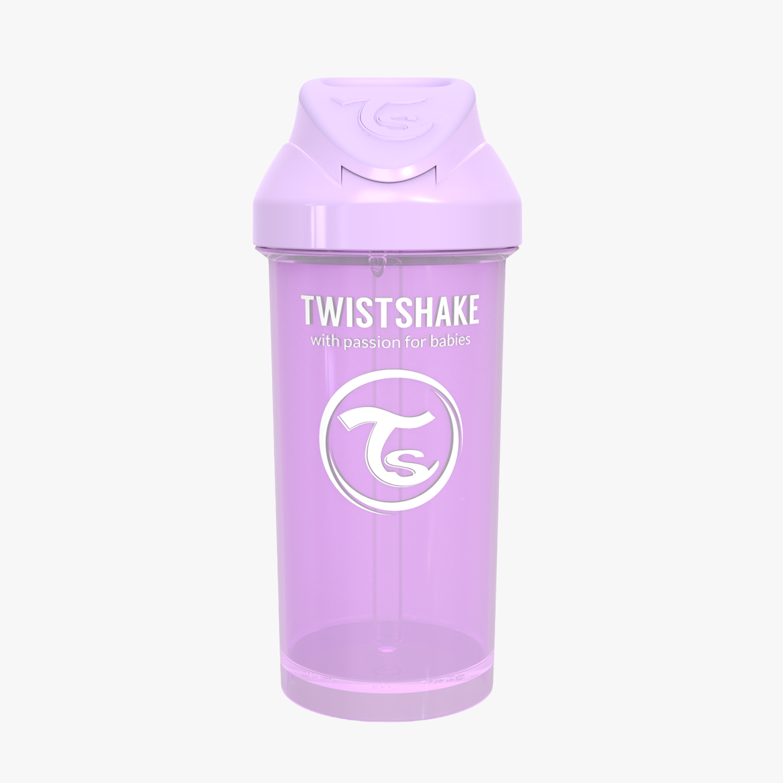 Twistshake Straw Cup 360ml 6+m Pastel Purple