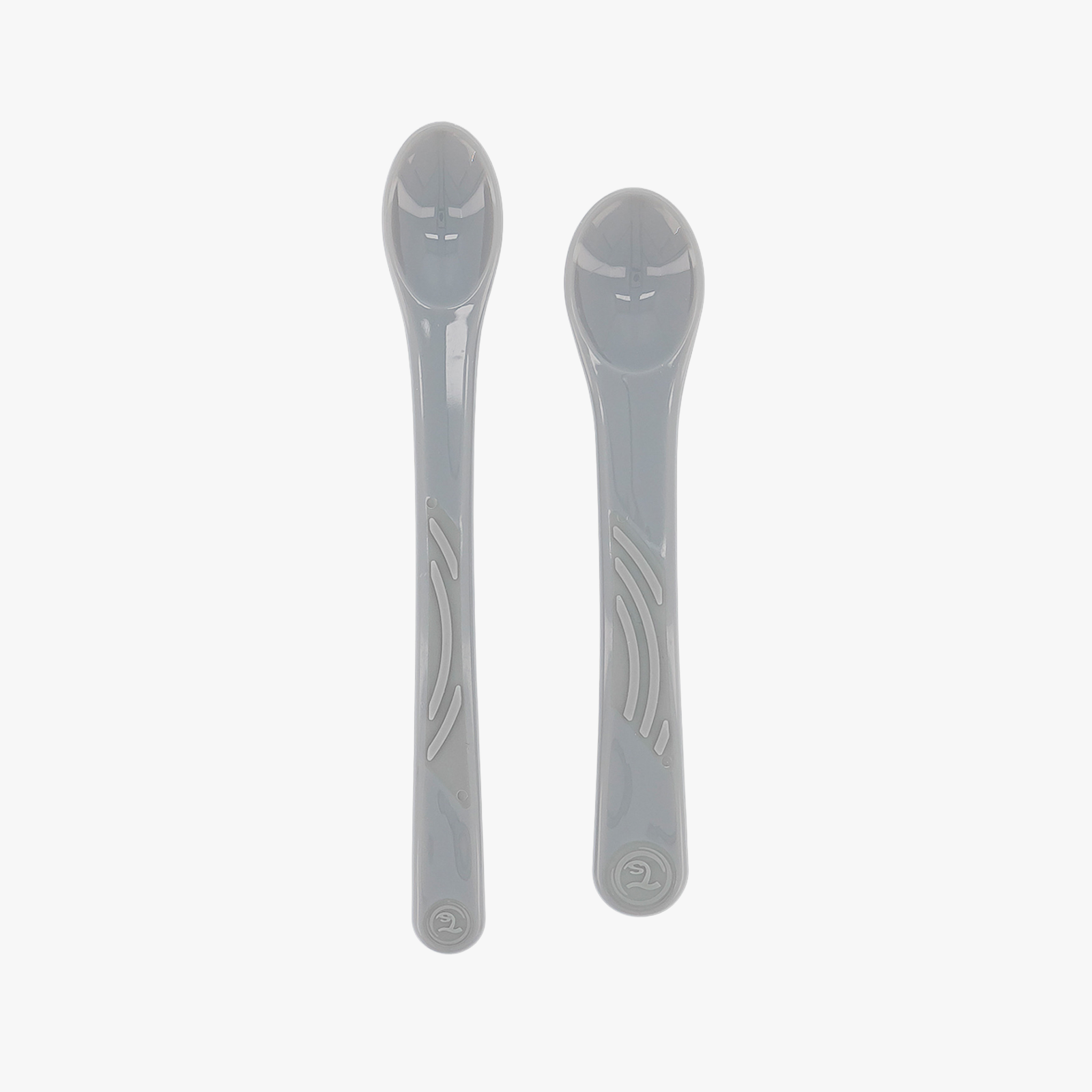 Twistshake 2x Feeding Spoon Set 4+m Pastel Grey