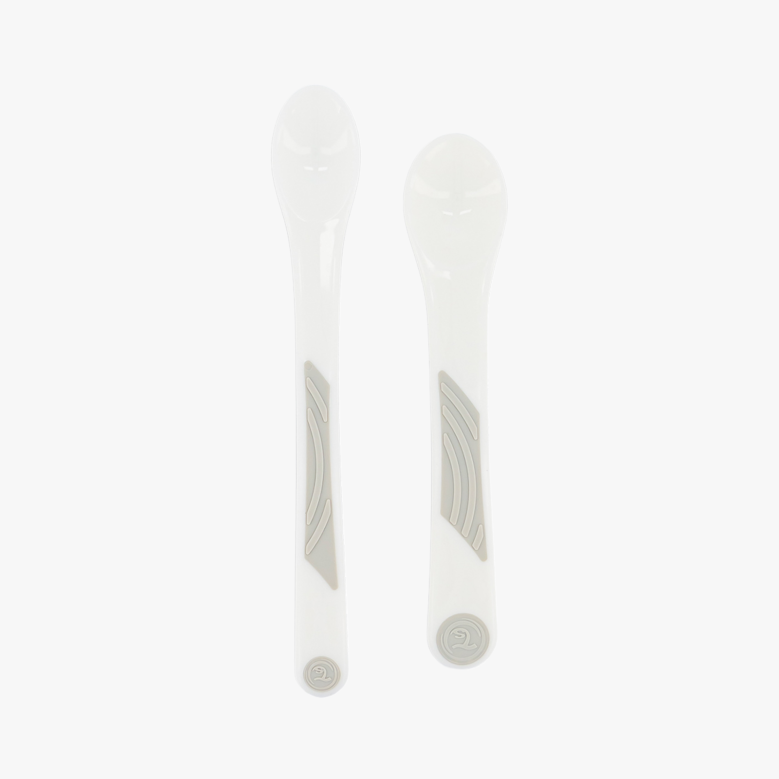 Twistshake 2x Feeding Spoon Set 4+m White