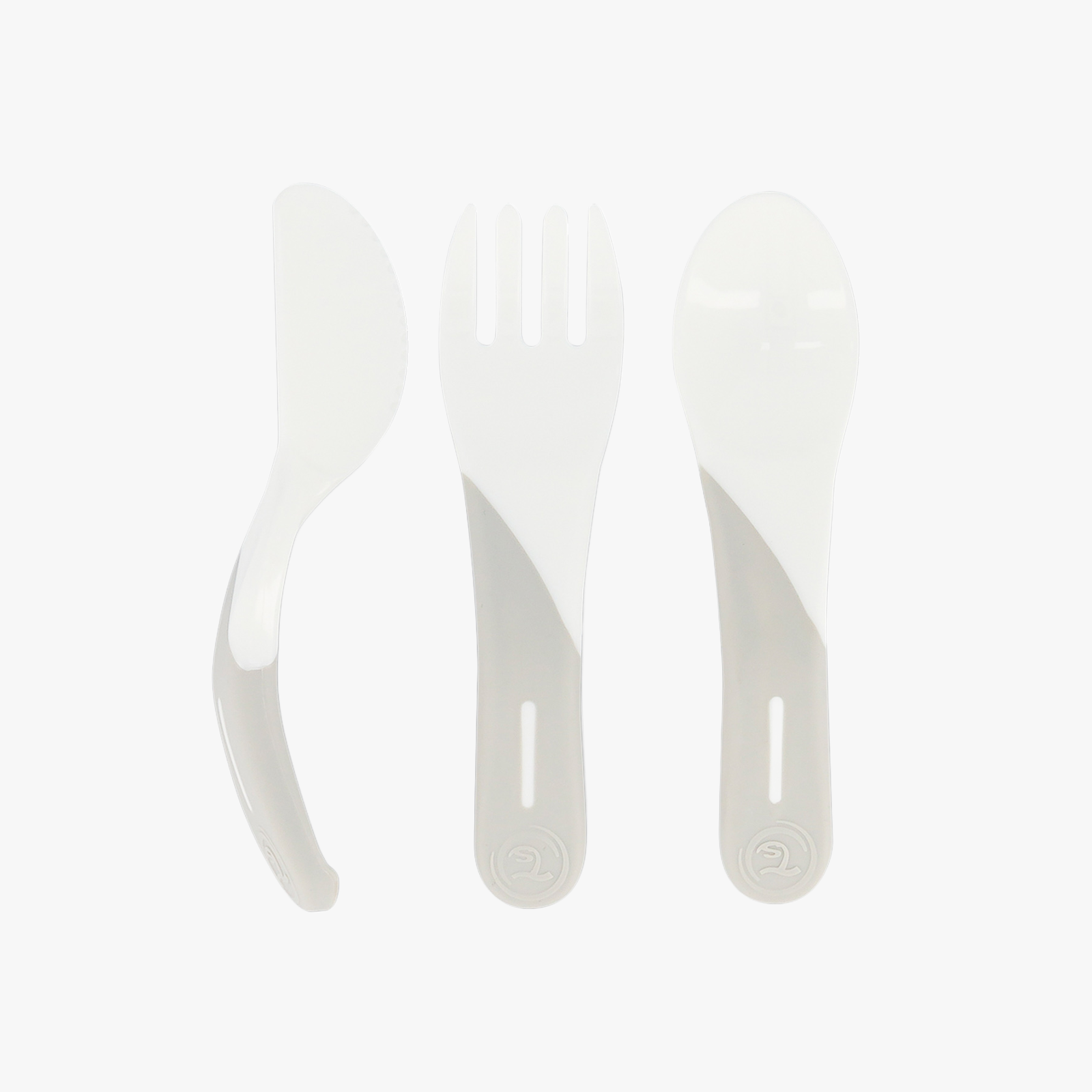 Twistshake Learn Cutlery 6+m White