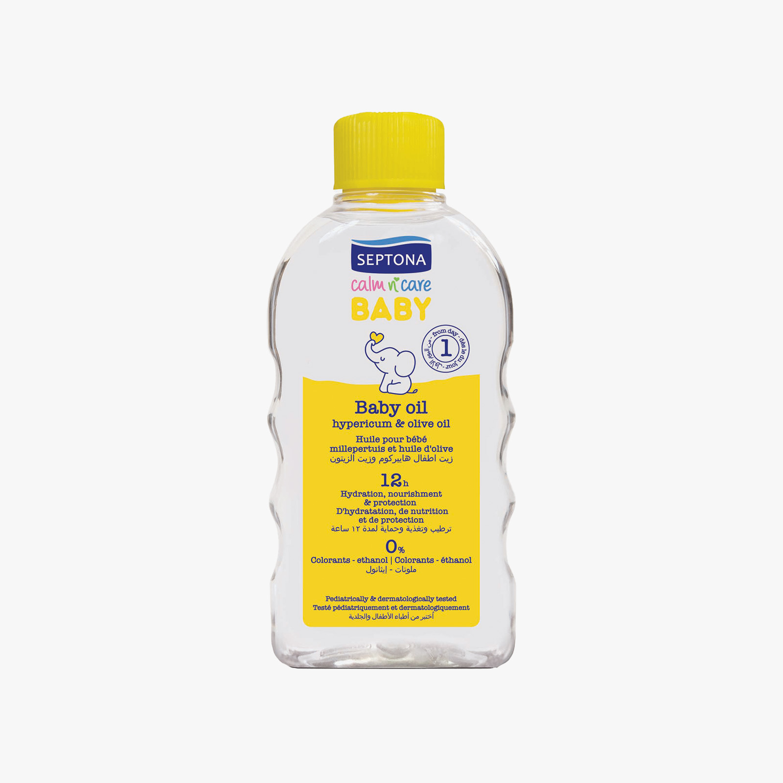 Septona Baby Oil with Hypericum % Olive Oil - 200ml