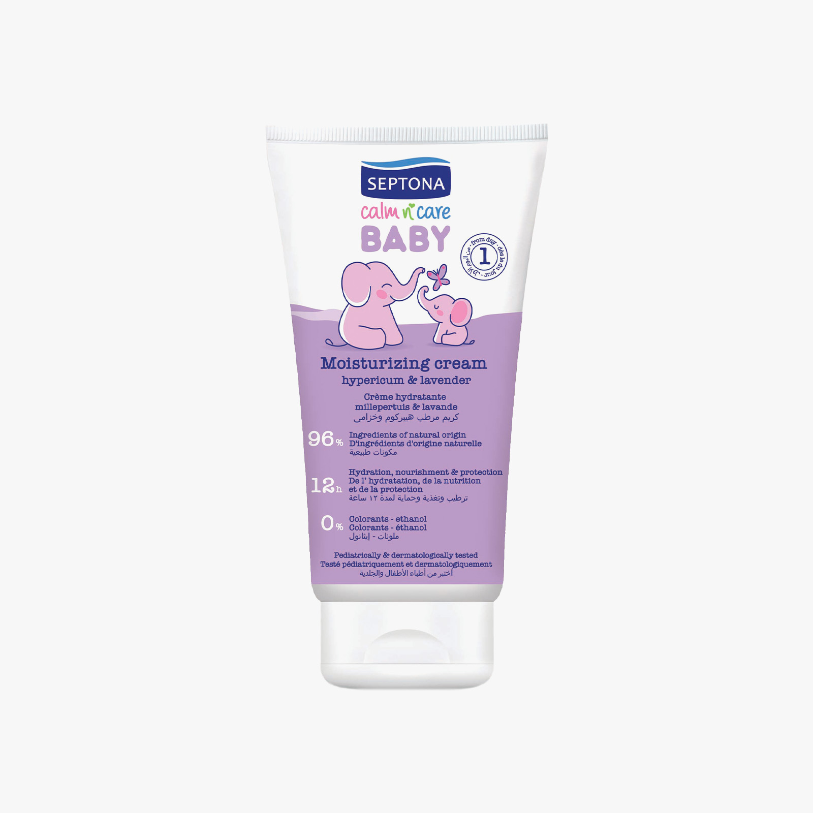 Septona Moisturizing Cream with Hypericum & Lavender - 150ml