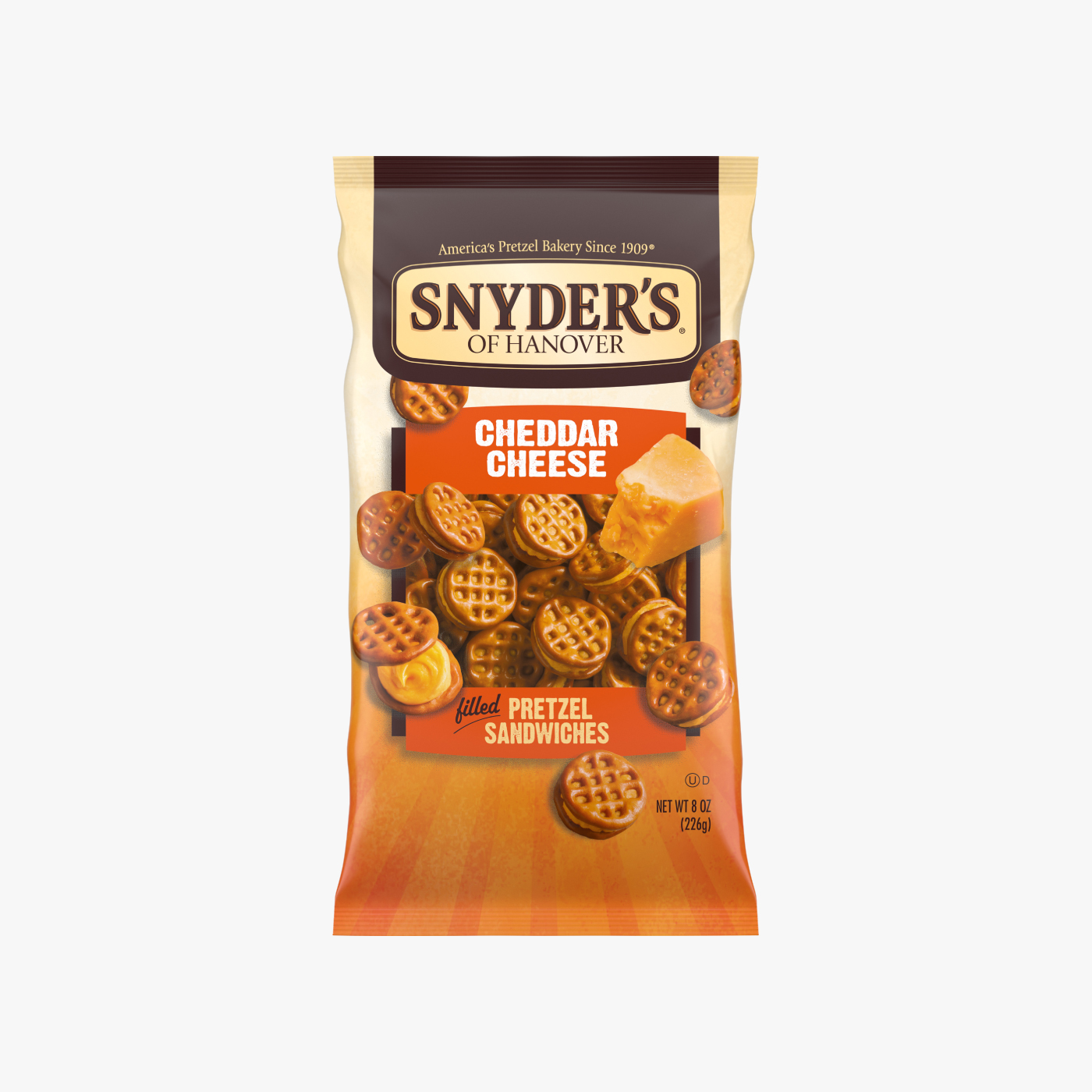 Snyder’s of Hanover Pretzel Sandwich Cheddar Cheese - 226g