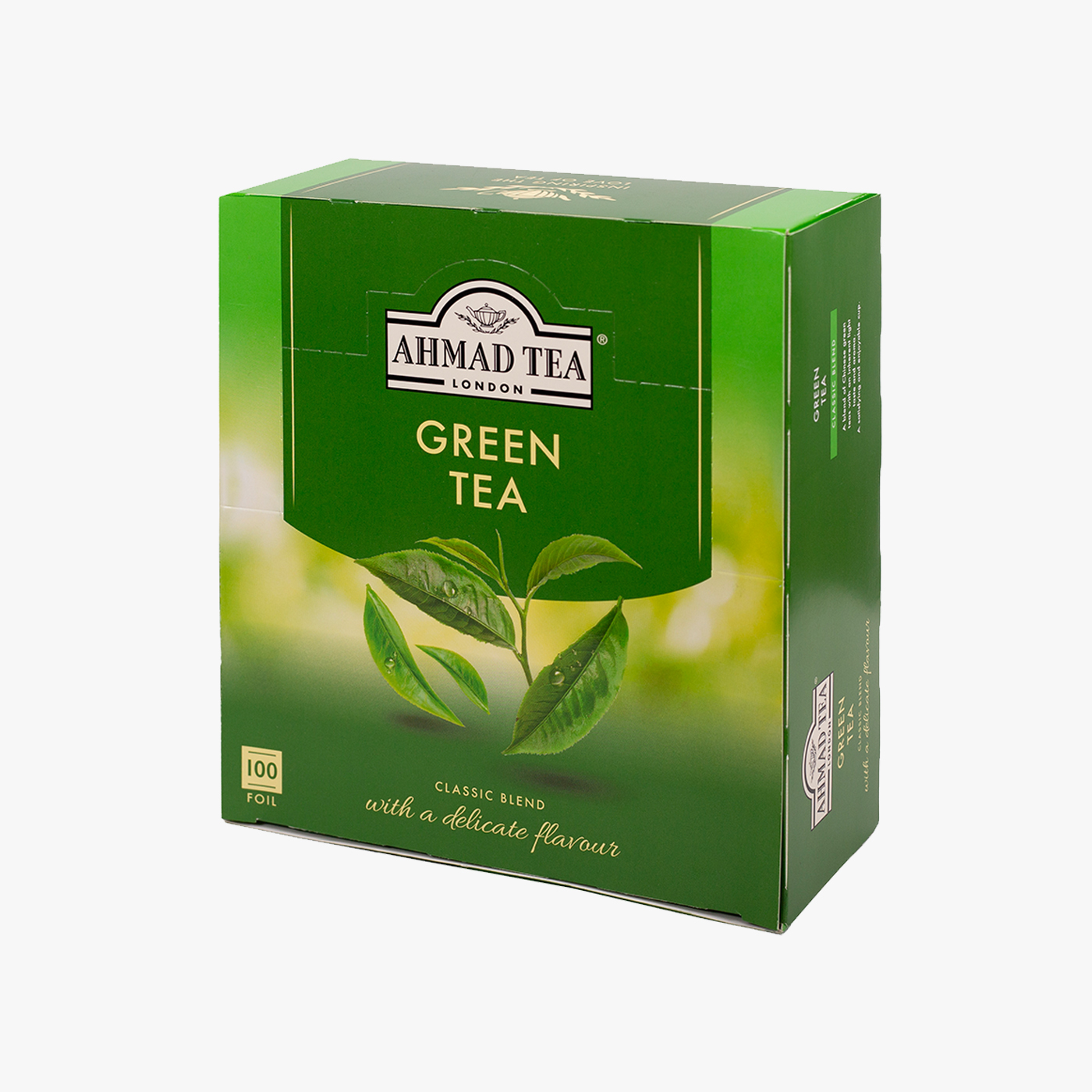 Ahmad Tea Green Tea Finest Leaf - 100 Teabags
