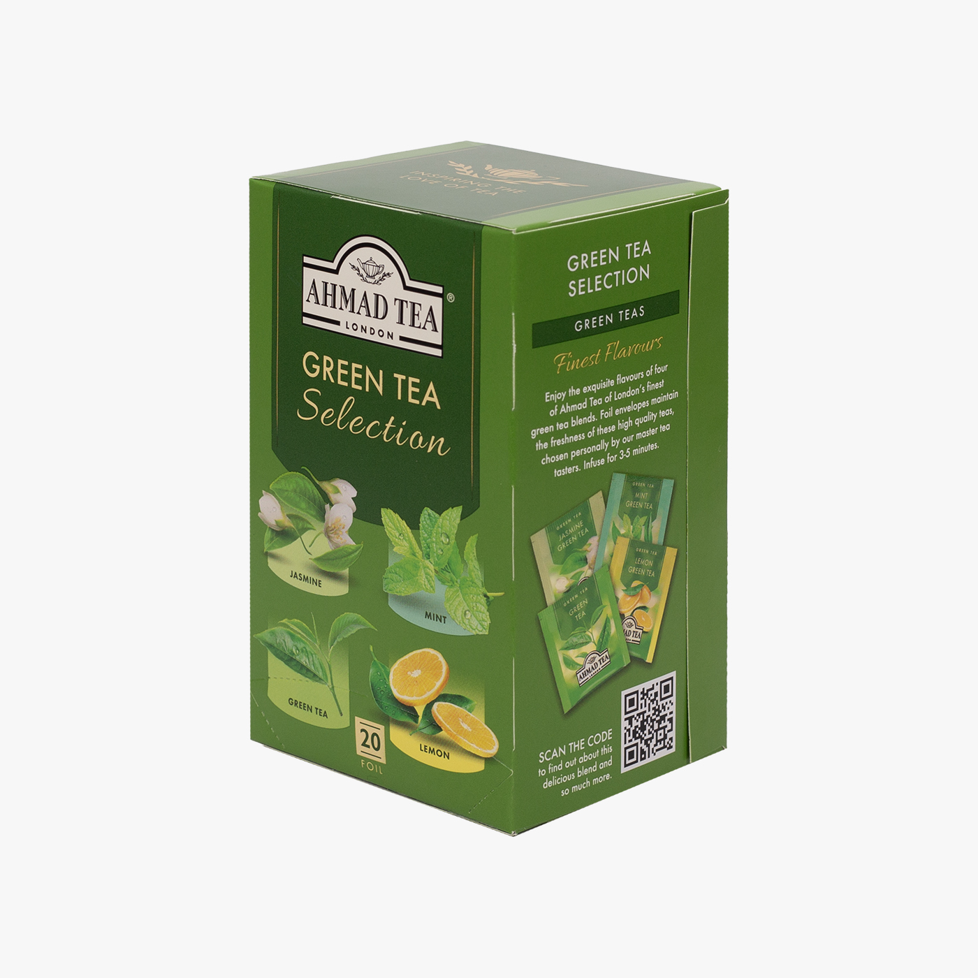Ahmad Tea Green Tea Selection - 20 Teabags