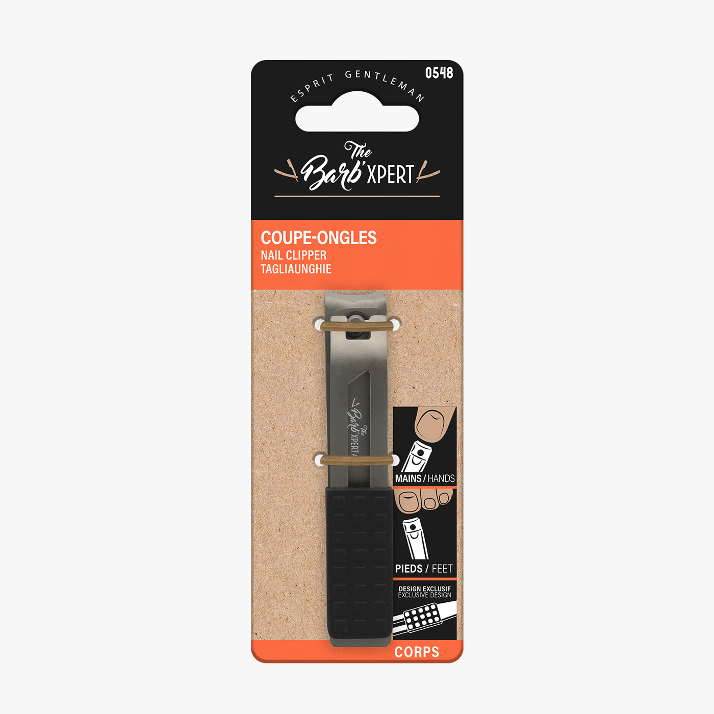 Barb'Xpert  Anti-Slip Nail Clipper 0548