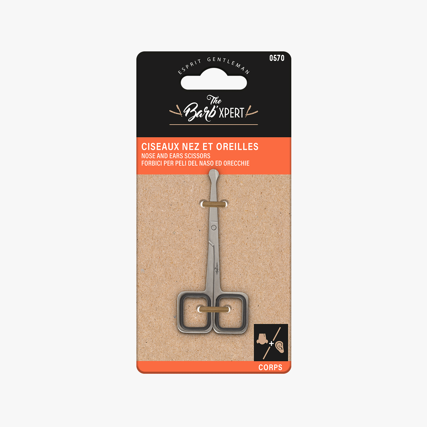 Barb'Xpert Soft Touch Nose&Ear Scissor 0570