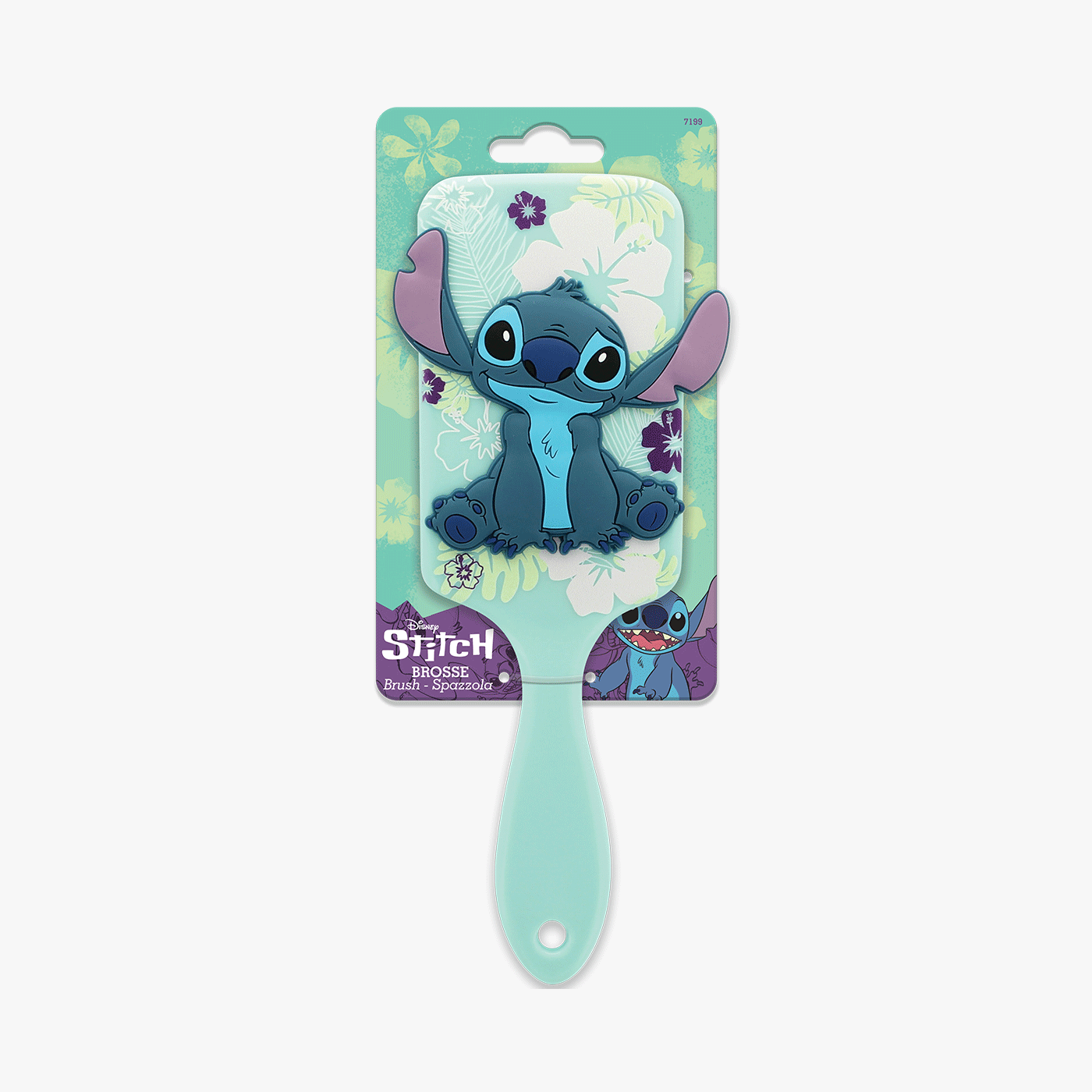 Disney Kids Paddle Hair Brush Stitch  7199