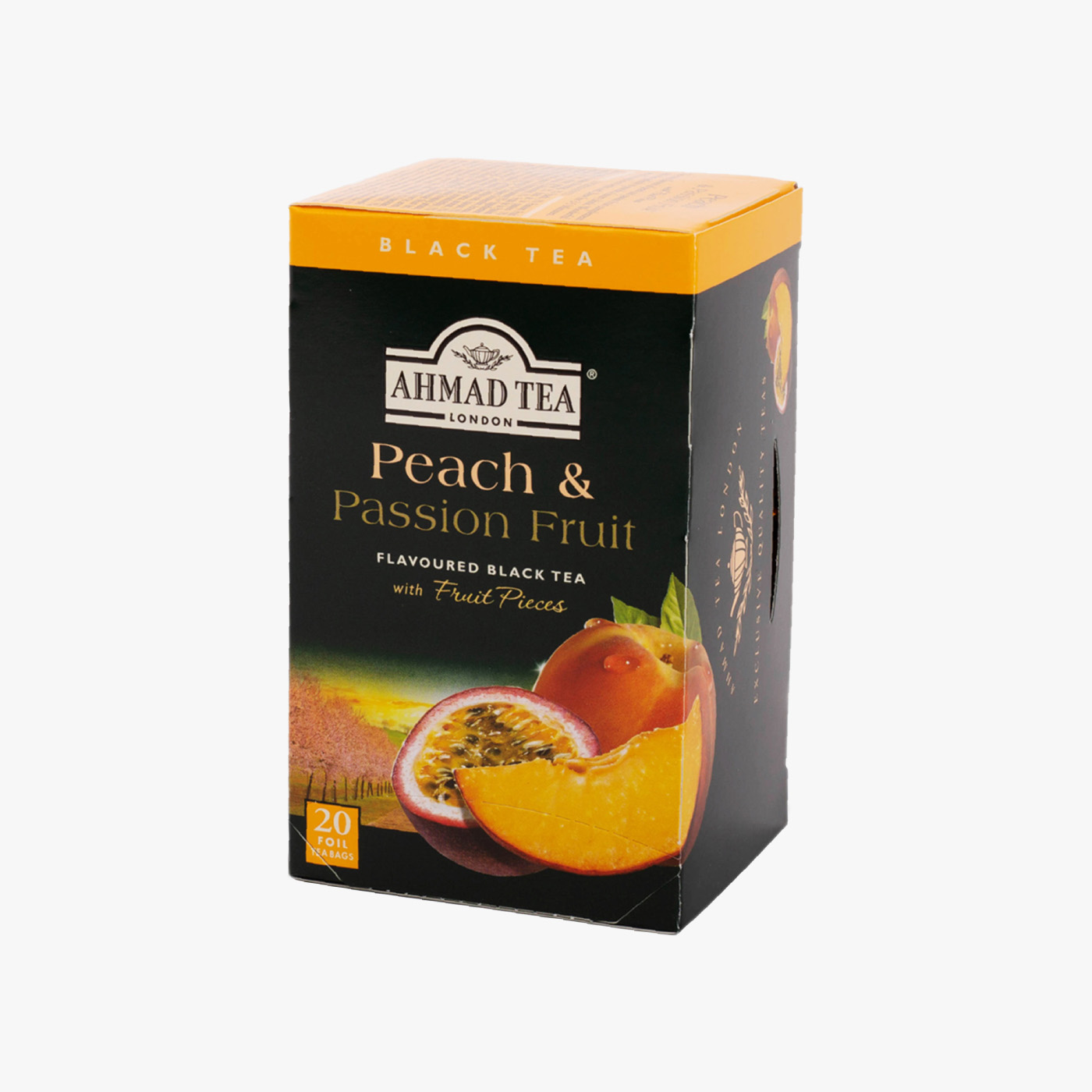 Ahmad Tea Peach & Passion Fruit Black Tea - 20 Teabags