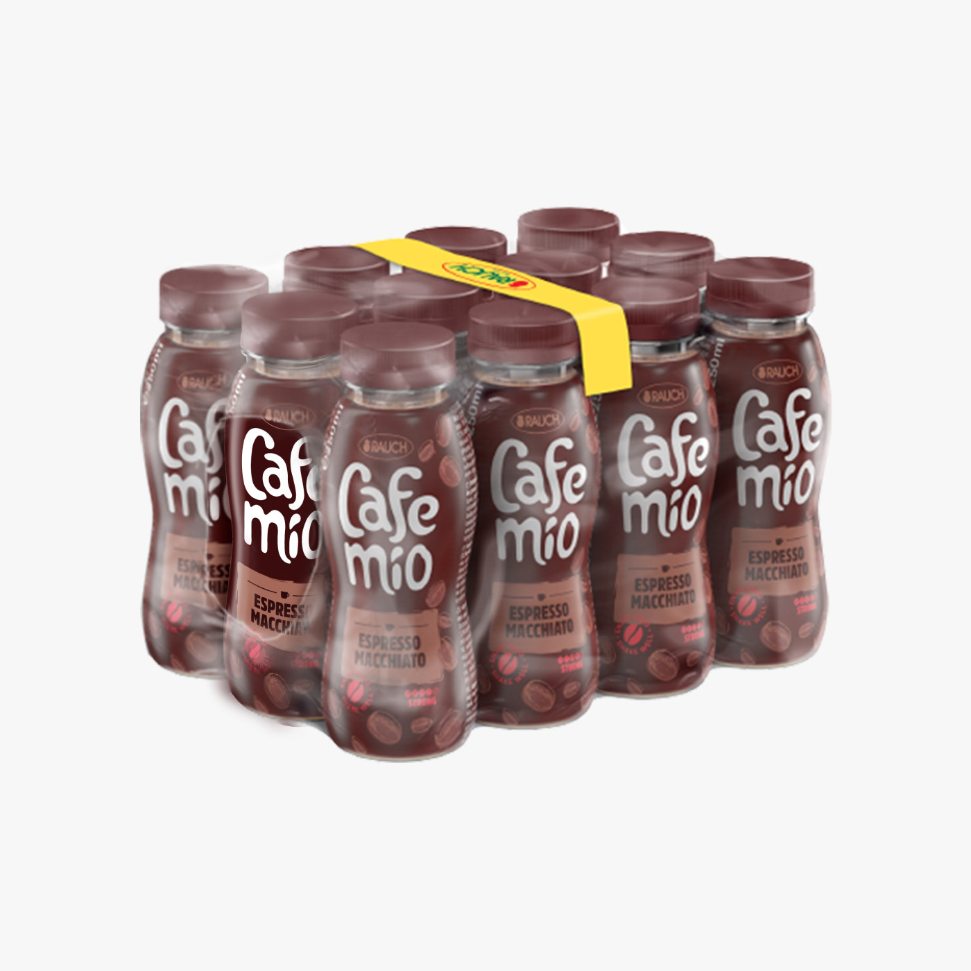 Cafemio Espresso Macchiato - 250ml × 12