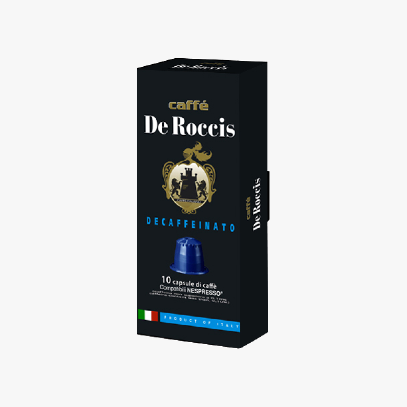 De Roccis Nespresso Decaffeinato Coffee - 10 Capsules