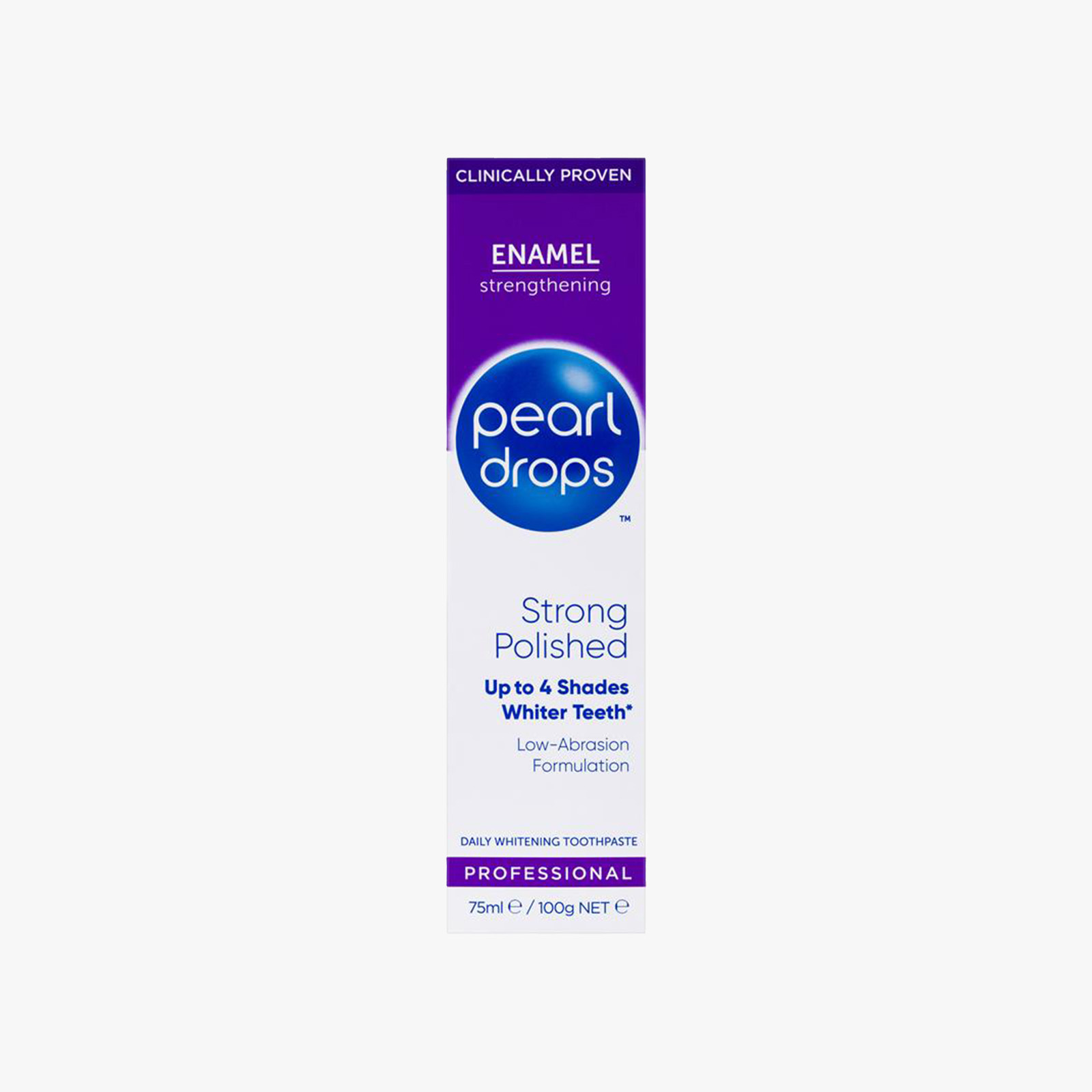 Pearl Drops Enamel Strengthening Shimmer Purple Toothpaste - 75ml