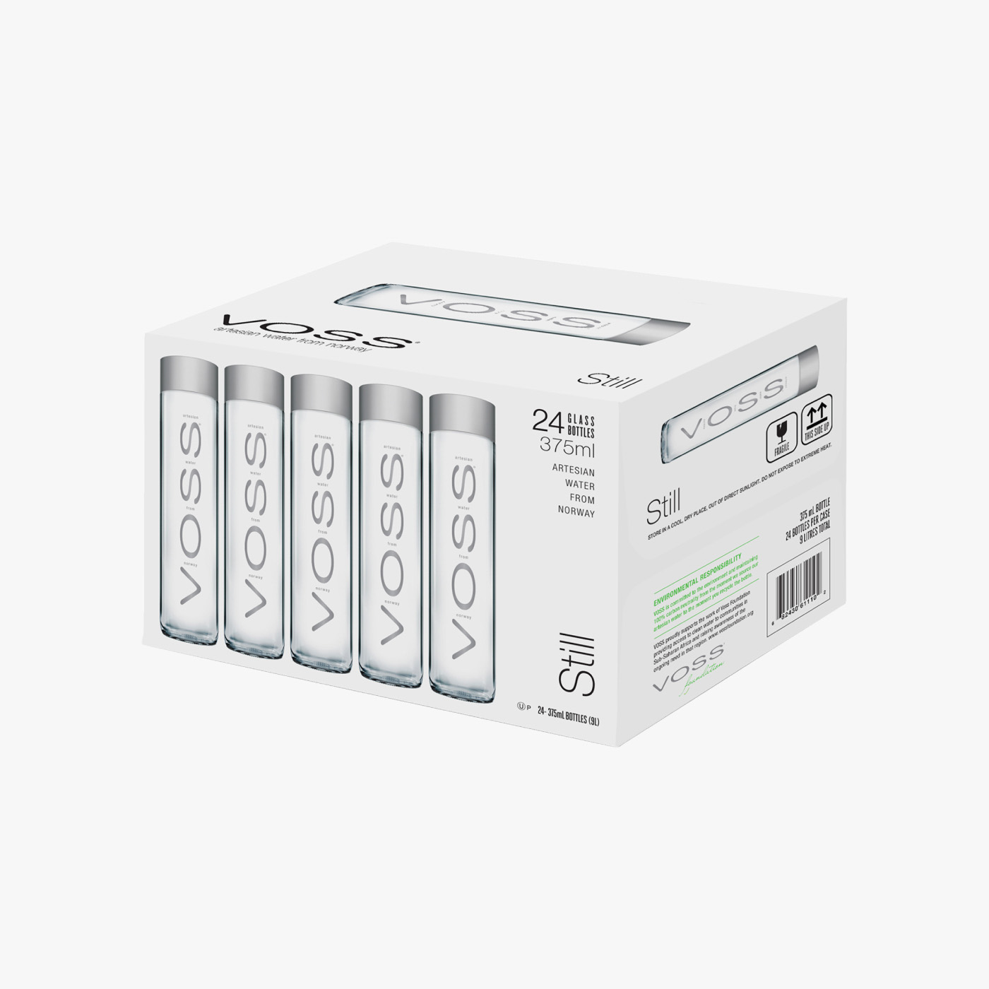 Voss Still Water - 375ml  × 24