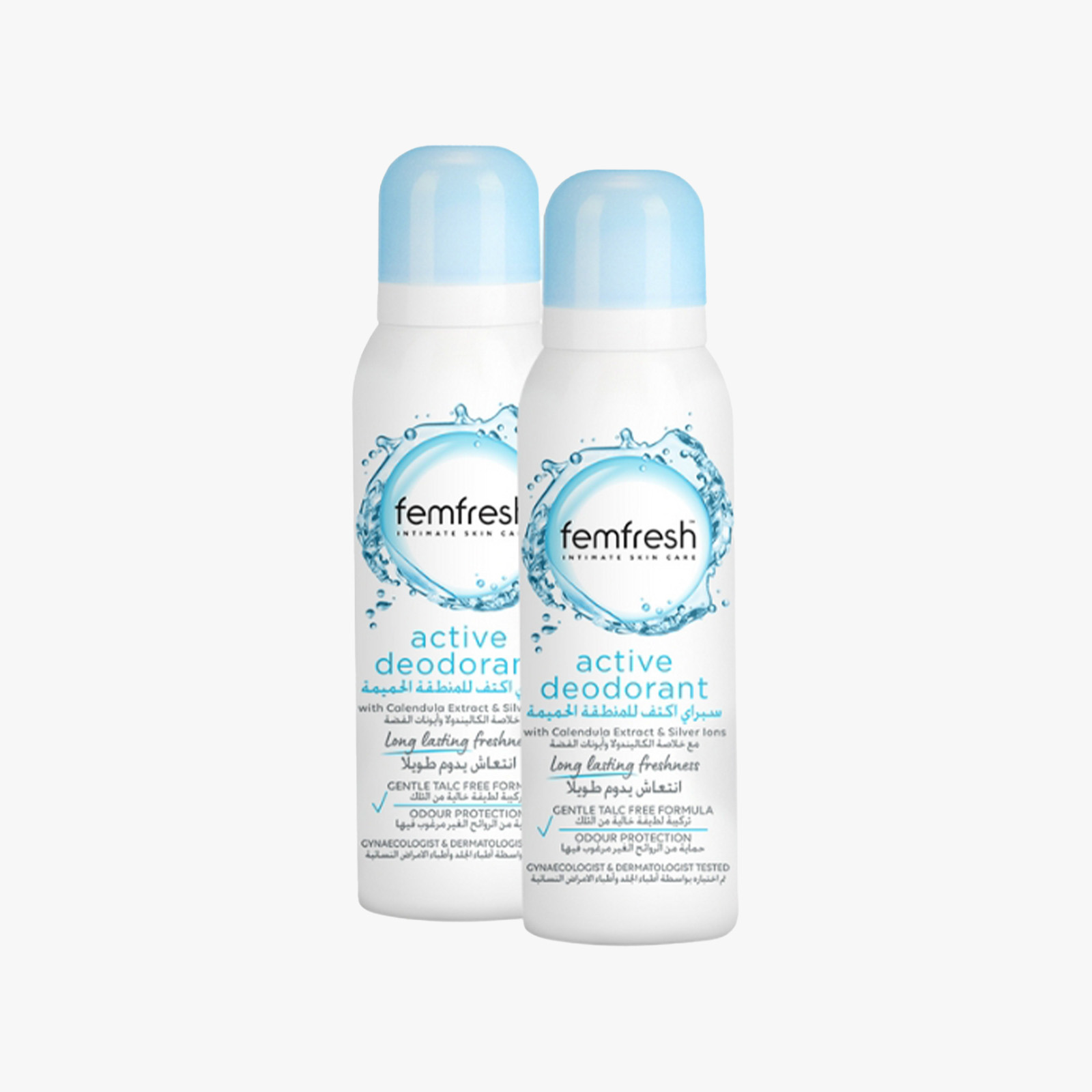 Femfresh Active Fresh Deodorant with Silver Ions - 125ml 25% OFF 